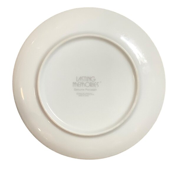 Vtg 1976 Robert Laessig A.W.S. "Friends Are Flowers" Decorative Porcelain Plate - Picture 3 of 4